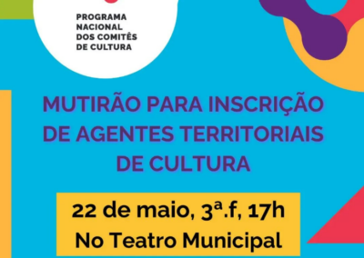 Inscrição para Agentes Territoriais da Cultura